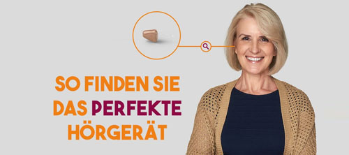 Frau mit Hörgerät